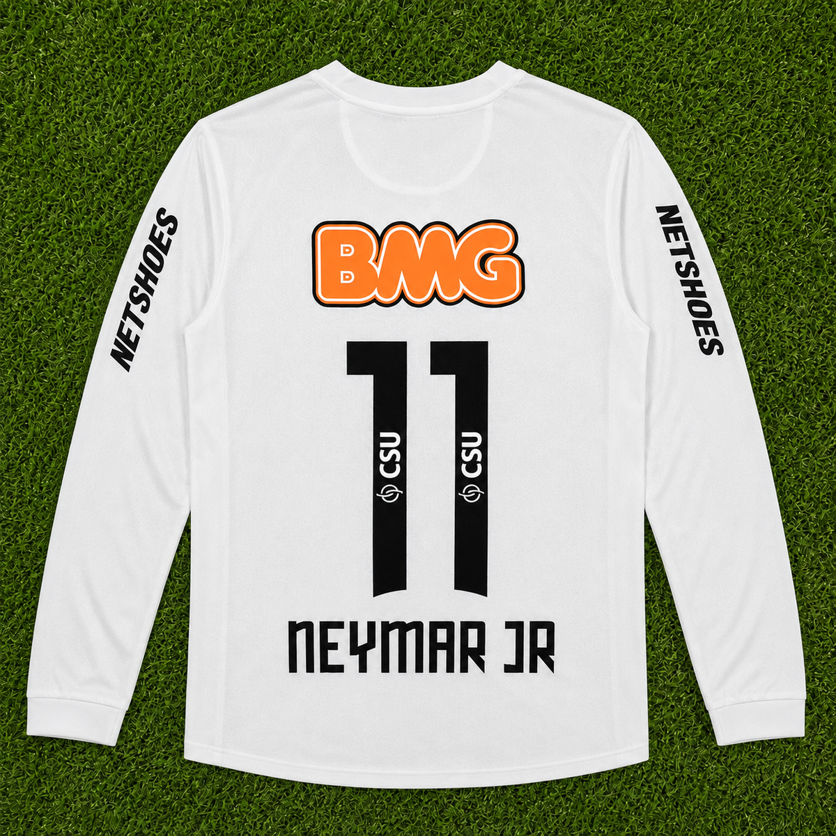 NEW 2012/2013 Santos #11 Neymar Jr (Home) Retro- Slim Fit