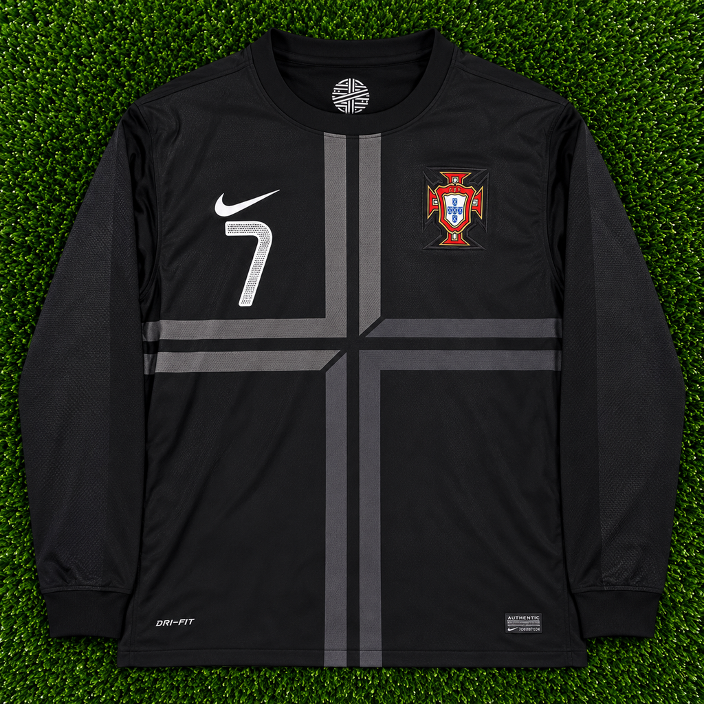 NEW 2014 WC Portugal #7 Ronaldo (Away) Retro-Slim Fit