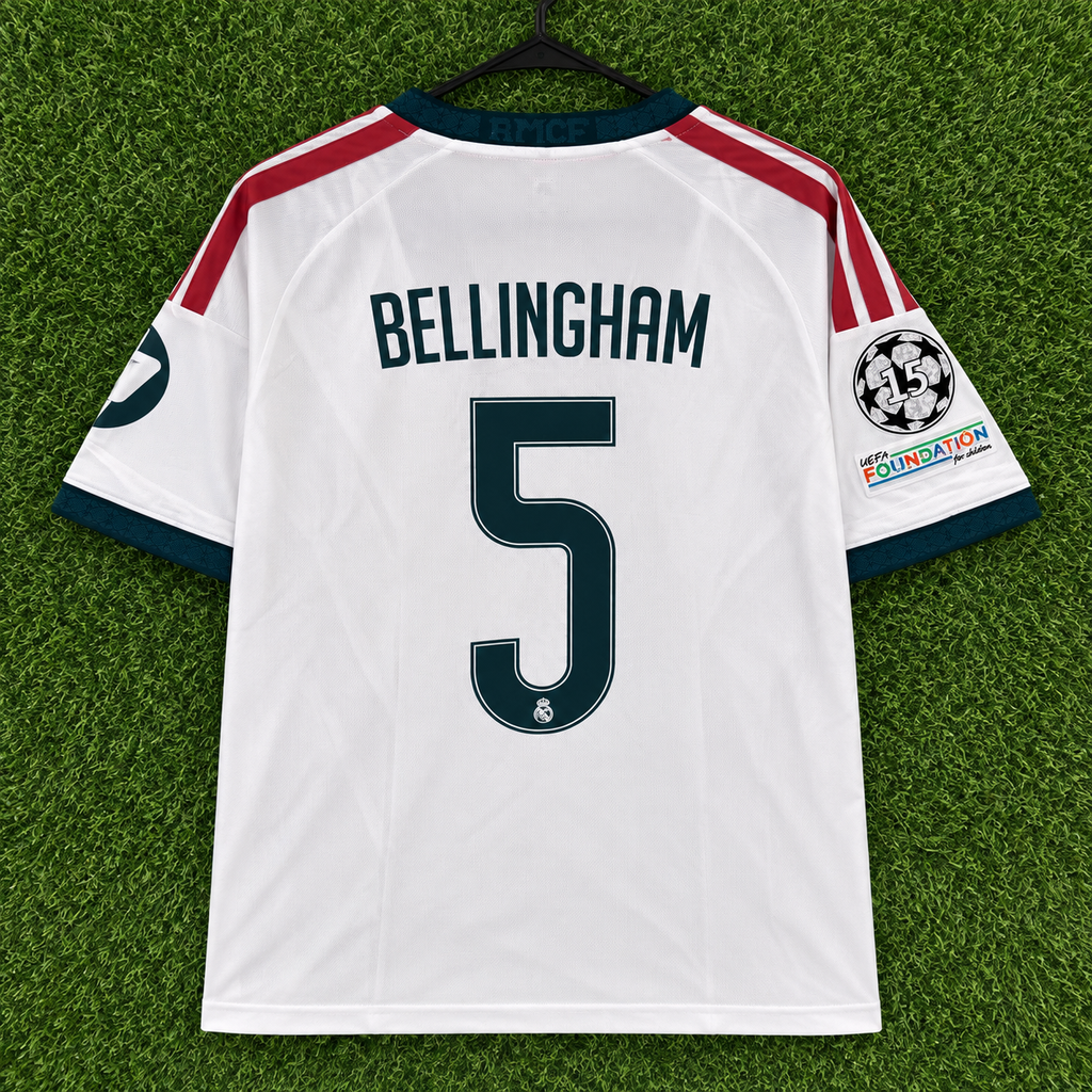 NEW 2026/2027 CL Real Madrid #5 Bellingham (Home) Fan Version-Slim Fit