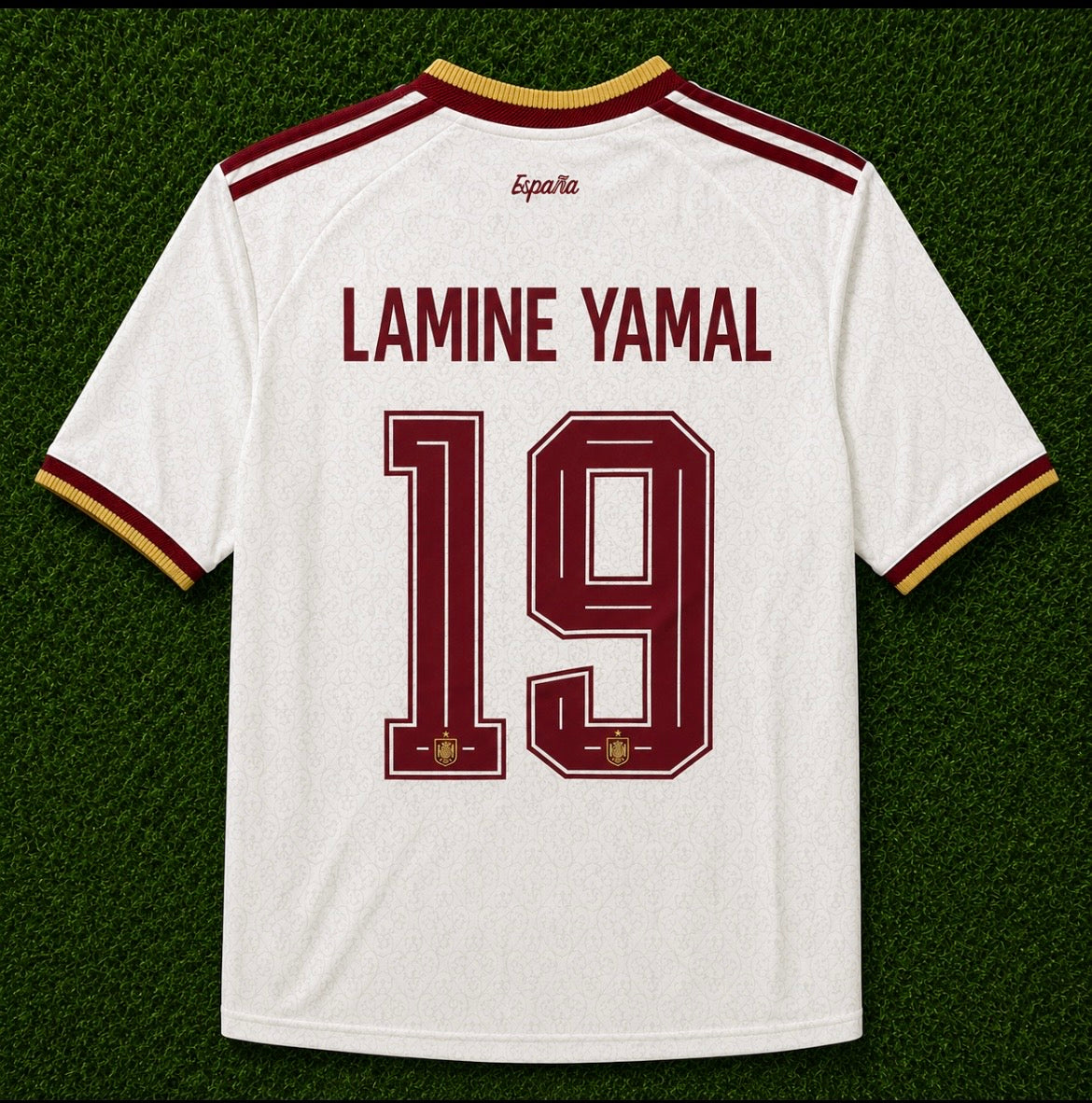 NEW 2026/2027 Spain 2 Star #19 Lamine Yamal (Away) Player Verison- Slim Fit