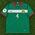 NEW 2010 WC Mexio #4 Rafa Marquez (Home) Retro-Slim Fit