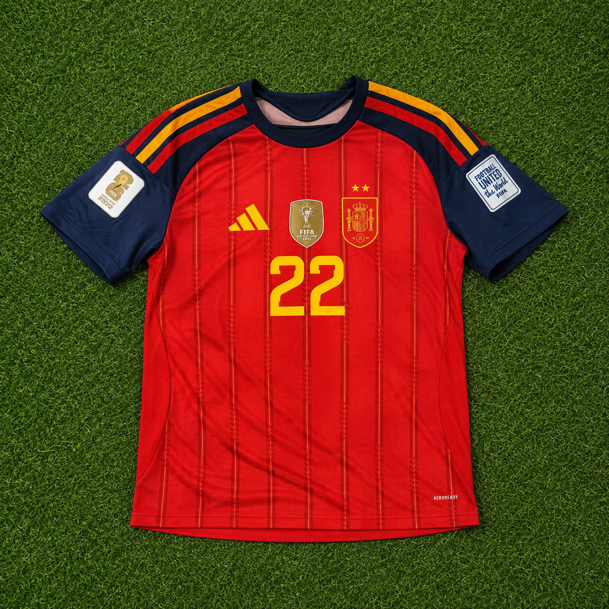 2026 Spain 2 Star #22 Cubarsi (Home) Fan Version