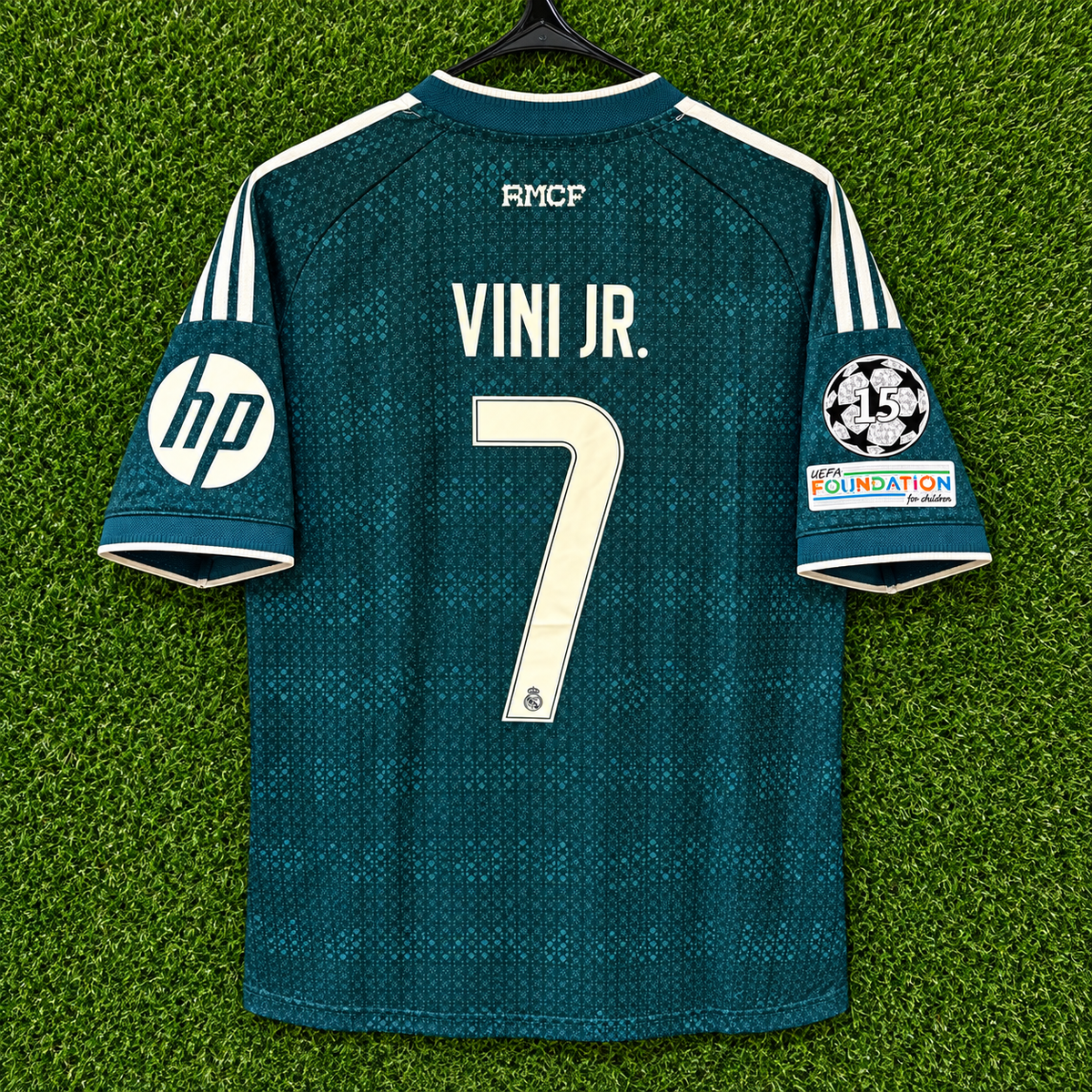 NEW 2026/2027 CL Real Madrid #7 Vini Jr (away) Player version-Slim Fit