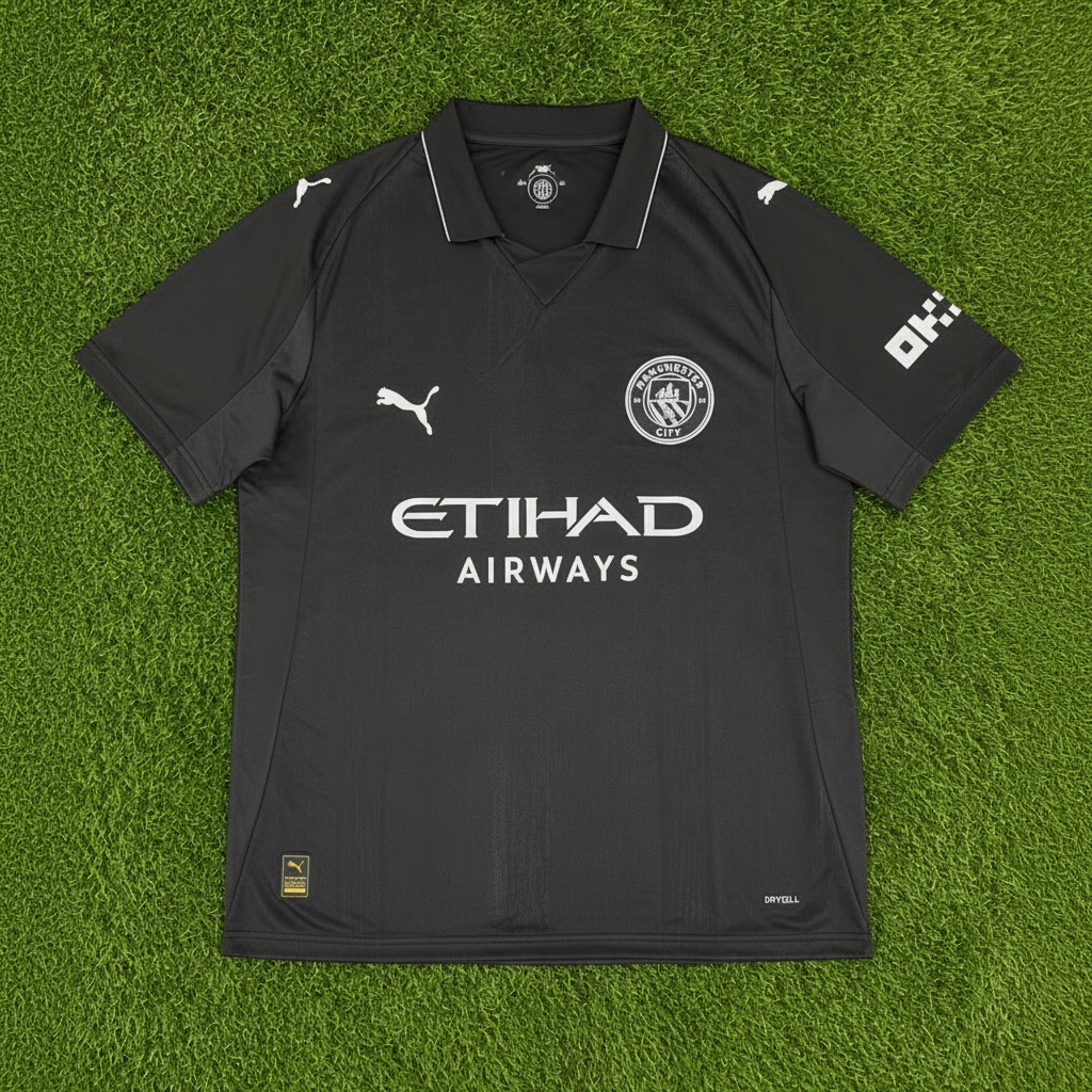 2025/2026 Manchester City #9 Haaland (Away) Fan Version- Slim Fit