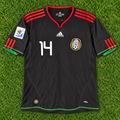 NEW 2010 Mexico WC #14 J. Hernandez (Away) Player Version- Slim Fit