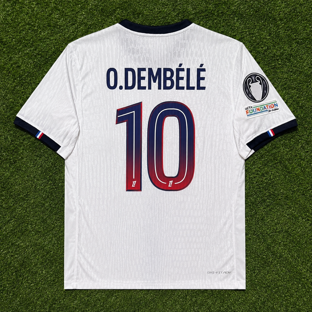 NEW 2026/2027 PSG #10 O. Dembele (Away) Player Version- Slim Fit