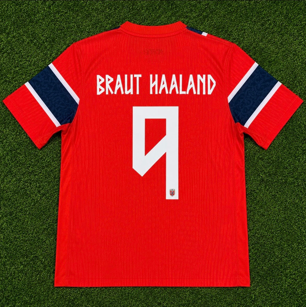 NEW 2026 Norway #9 Haaland (Home) Player Version- Slim Fit
