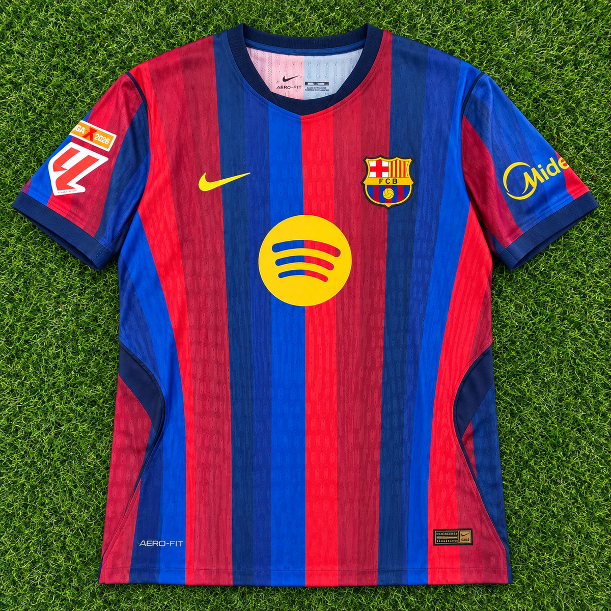 NEW 2026/2027 La Liga FC Barcelona #16 Rodrigo (Home) Player Version-Slim Fit