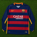 NEW 2015/2016 FC Barcelona #11 Neymar Jr (Home) Retro- Slim Fit