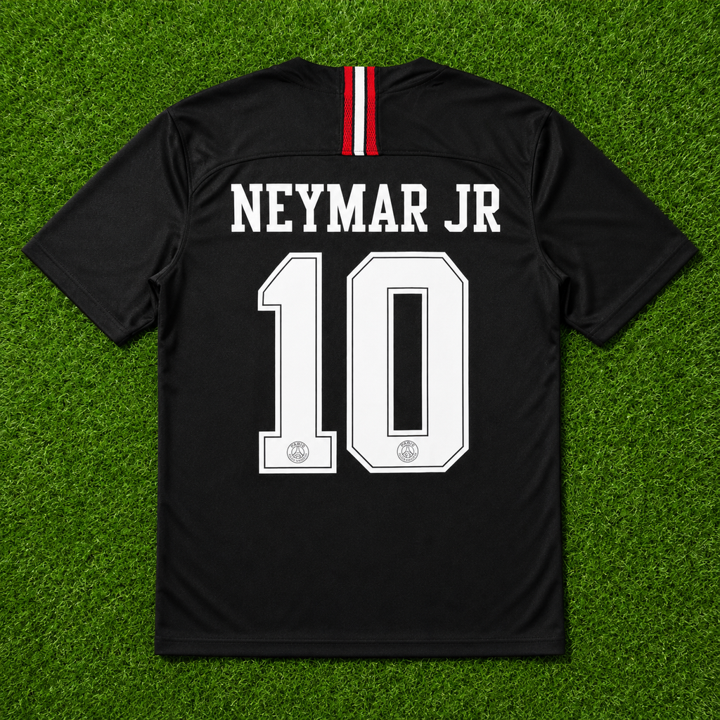 2018/2019 PSG #10 Neymar (3rd Kit) Retro- Slim Fit