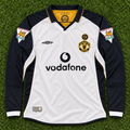 NEW 2001/2002 Reversible Man United #7 Beckham (Away) Retro-Slim Fit
