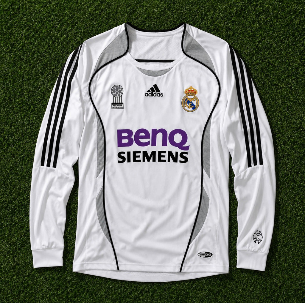 NEW 2006/2007 Real Madrid #23 Beckham (Home) Retro- Slim Fit
