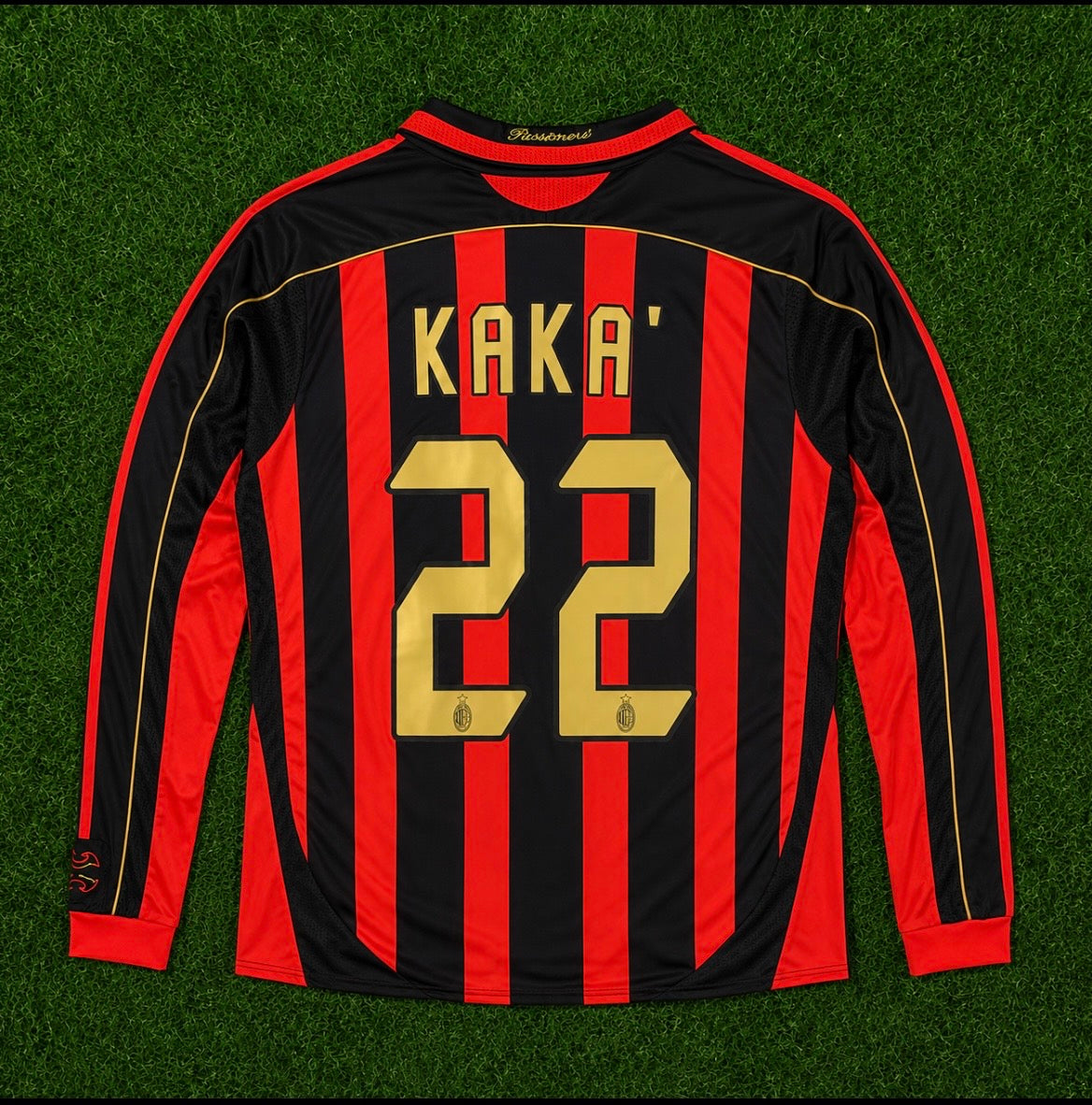 NEW 2006/2007 AC Milan #22 Kaka Champions League (Home) Retro- Slim Fit