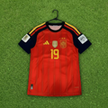 2026 Spain 2 Star #19 Lamine Yamal (Home) Fan Version- Slime Fit