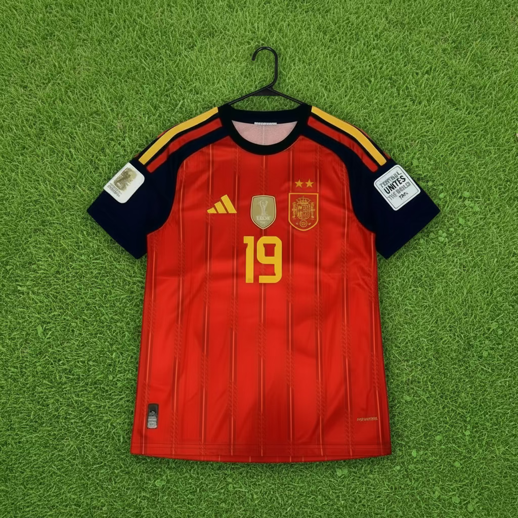 2026 Spain 2 Star #19 Lamine Yamal (Home) Fan Version- Slime Fit
