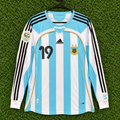 NEW 2006 WC Argentina #19 Messi (Home) Retro-Slim Fit
