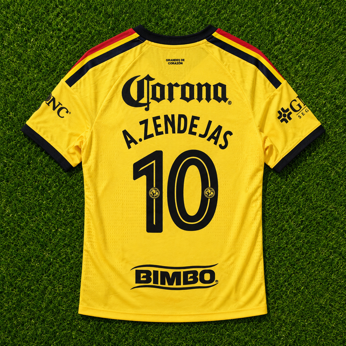 2026/2027 Club America #10 A. Zendejas (Home) Player Version- Slim Fit