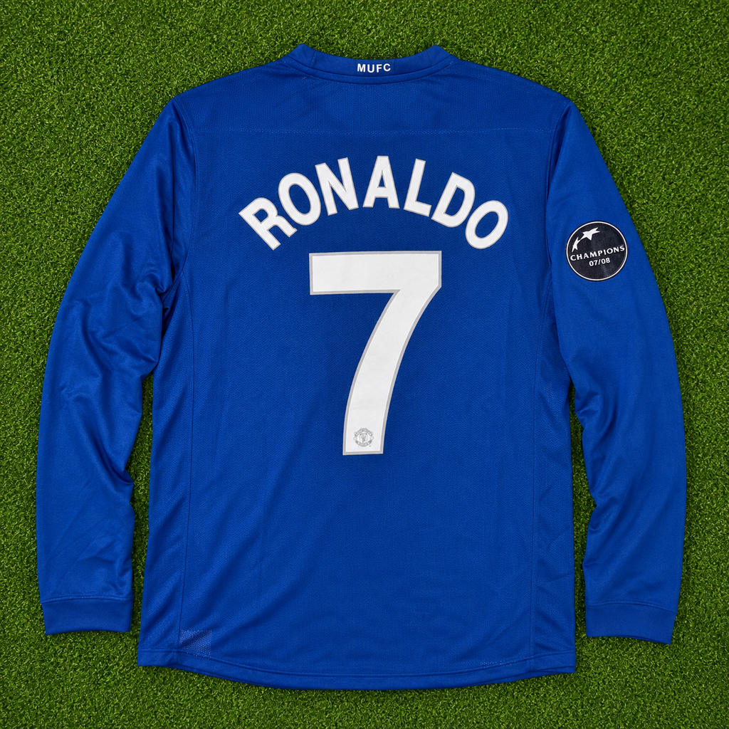 2008/2009 Manchester United #7 Ronaldo (Away) Retro- Slim Fit