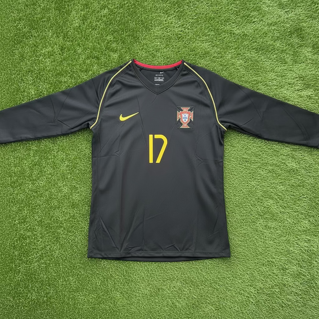 2006 Portugal #17 C. Ronaldo (Away) Retro- Slim Fit