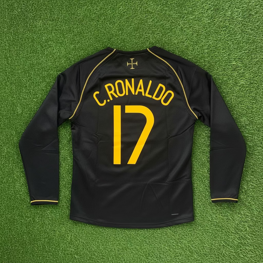 2006 Portugal #17 C. Ronaldo (Away) Retro- Slim Fit