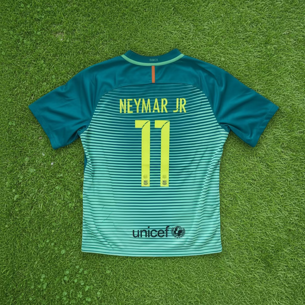 2016/2017 FC Barcelona #11 Neymar Jr (Away) Retro- Slim Fit