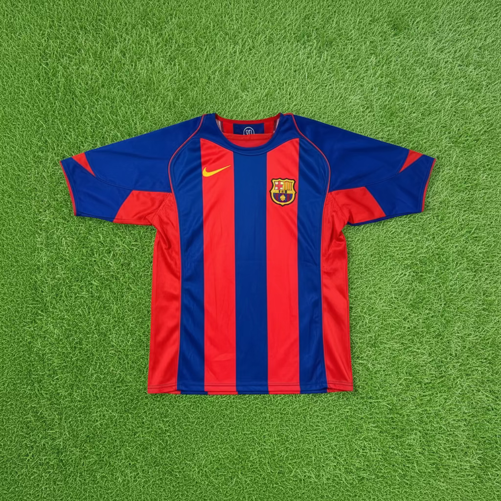2004/2005 FC Barcelona #30 Messi (Home) Retro- Slim Fit