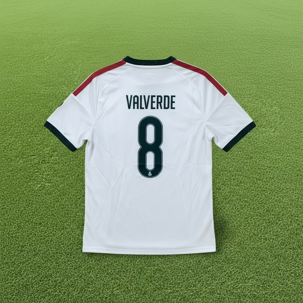 2026/2027 Real Madrid #8 Valverde (Home) Fan Version- Slim Fit