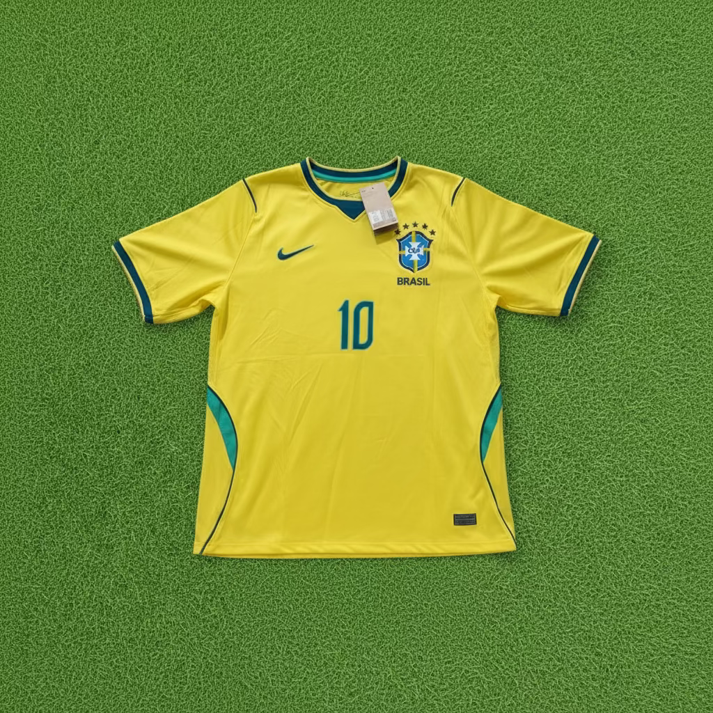 2026 Brazil #10 Neymar Jr (Home) Fan Version- Slim Fit