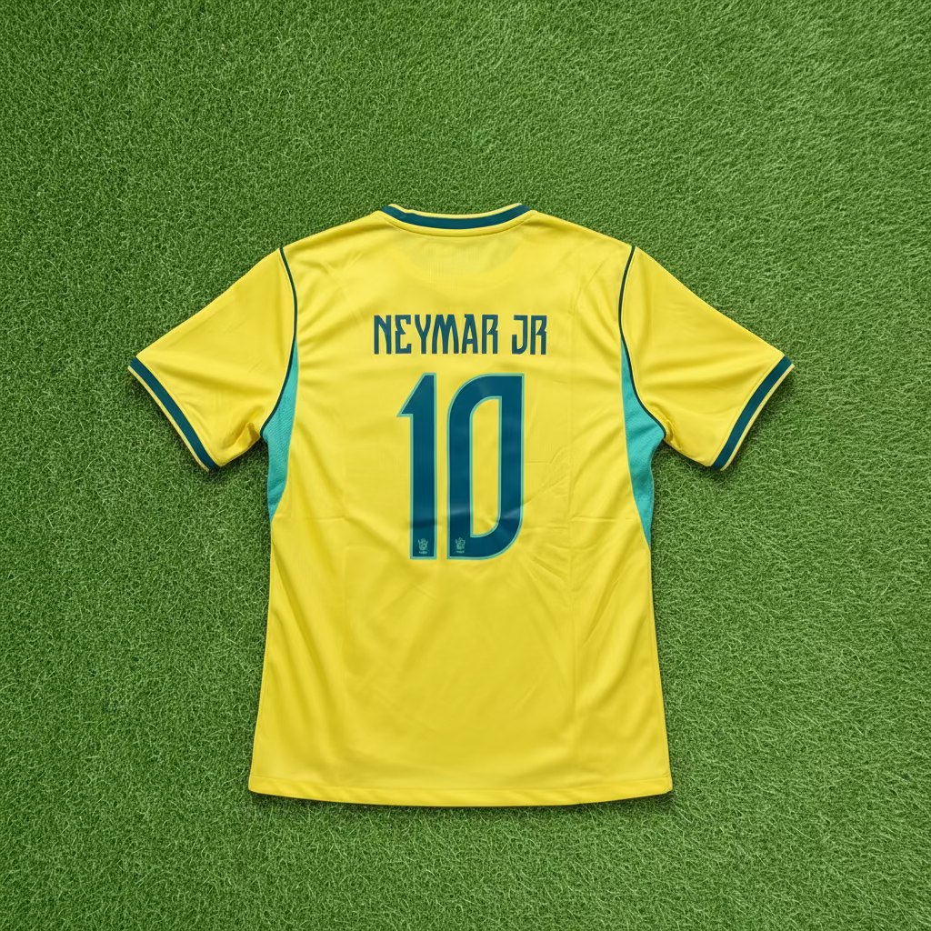 2026 Brazil #10 Neymar Jr (Home) Fan Version- Slim Fit