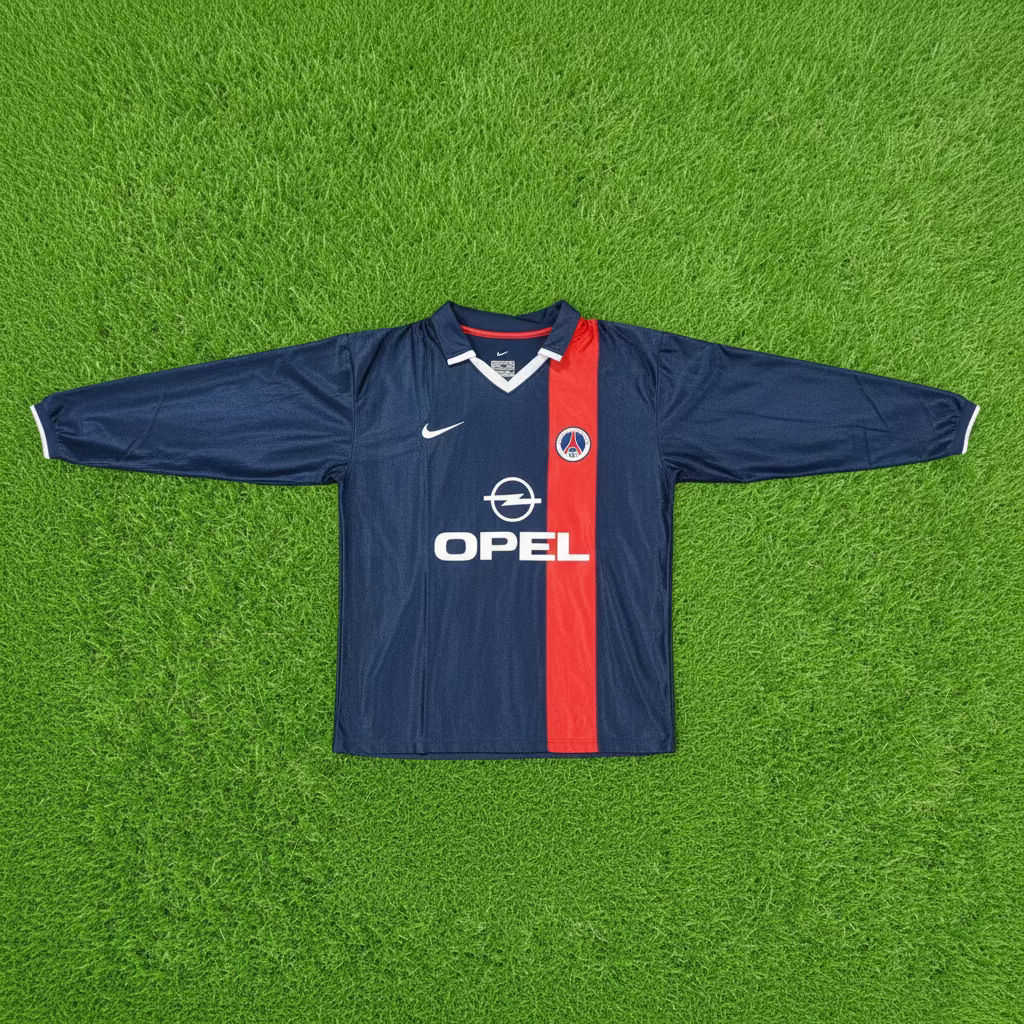 2001/2002 PSG #21 Ronaldinho (Home) Retro- Slim Fit