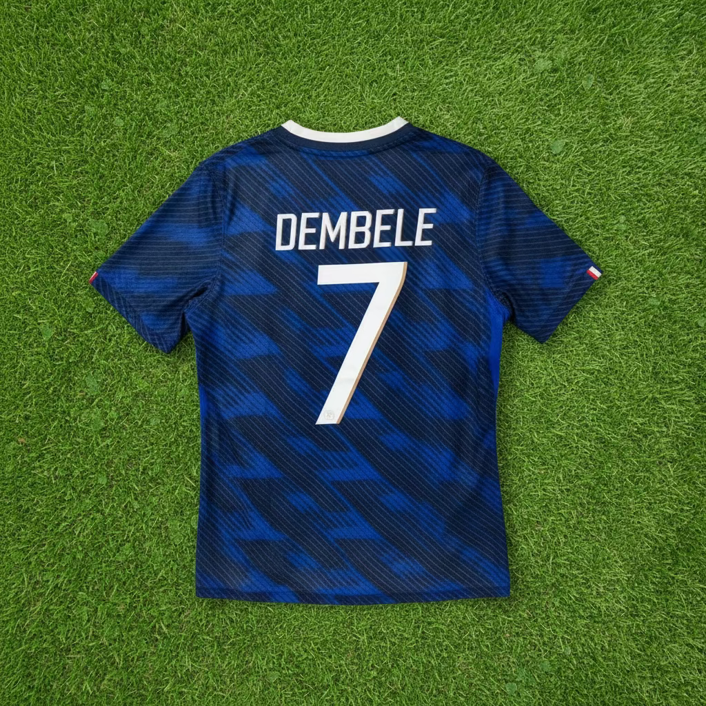2026 France #7 Dembele (Home) Fan Version- Slim Fit