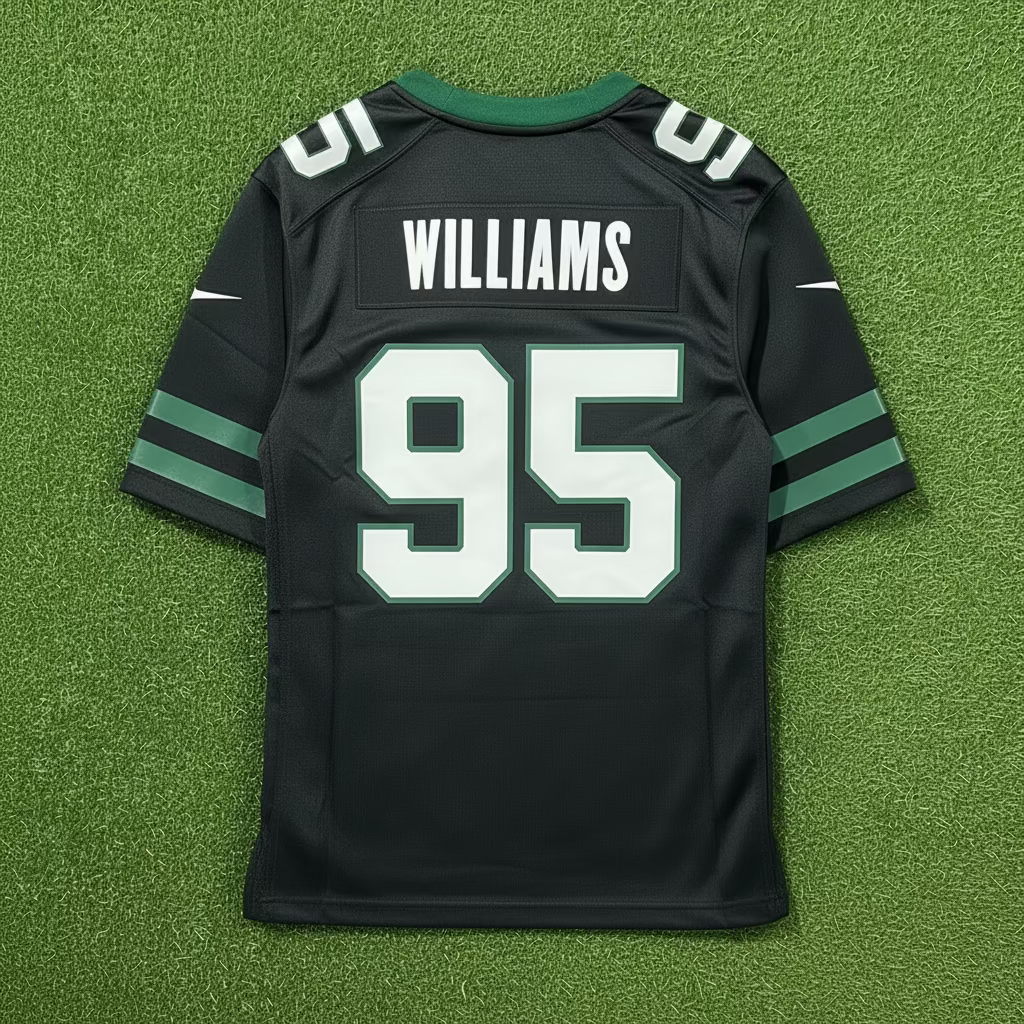 New York Jets #95 Williams (Home) Authentic