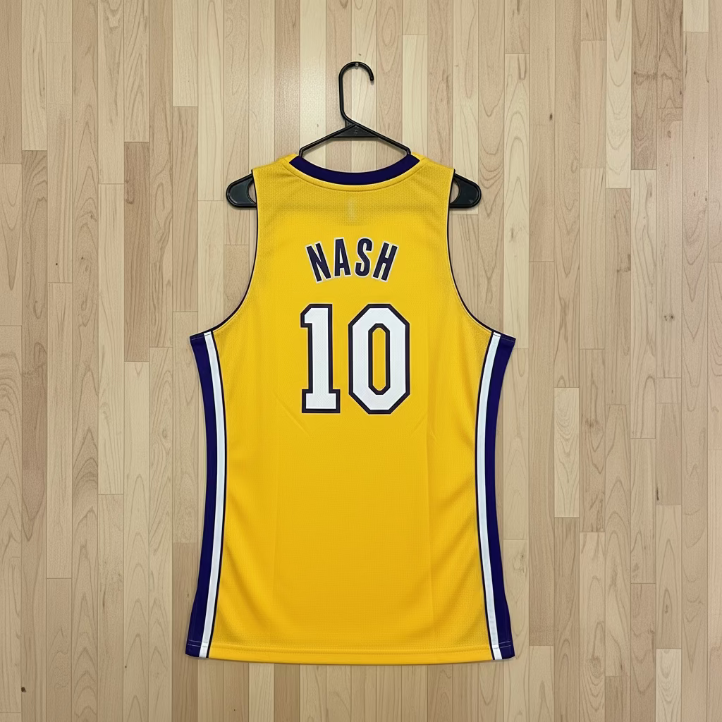 Lakers #10 Nash (Home) Authentic