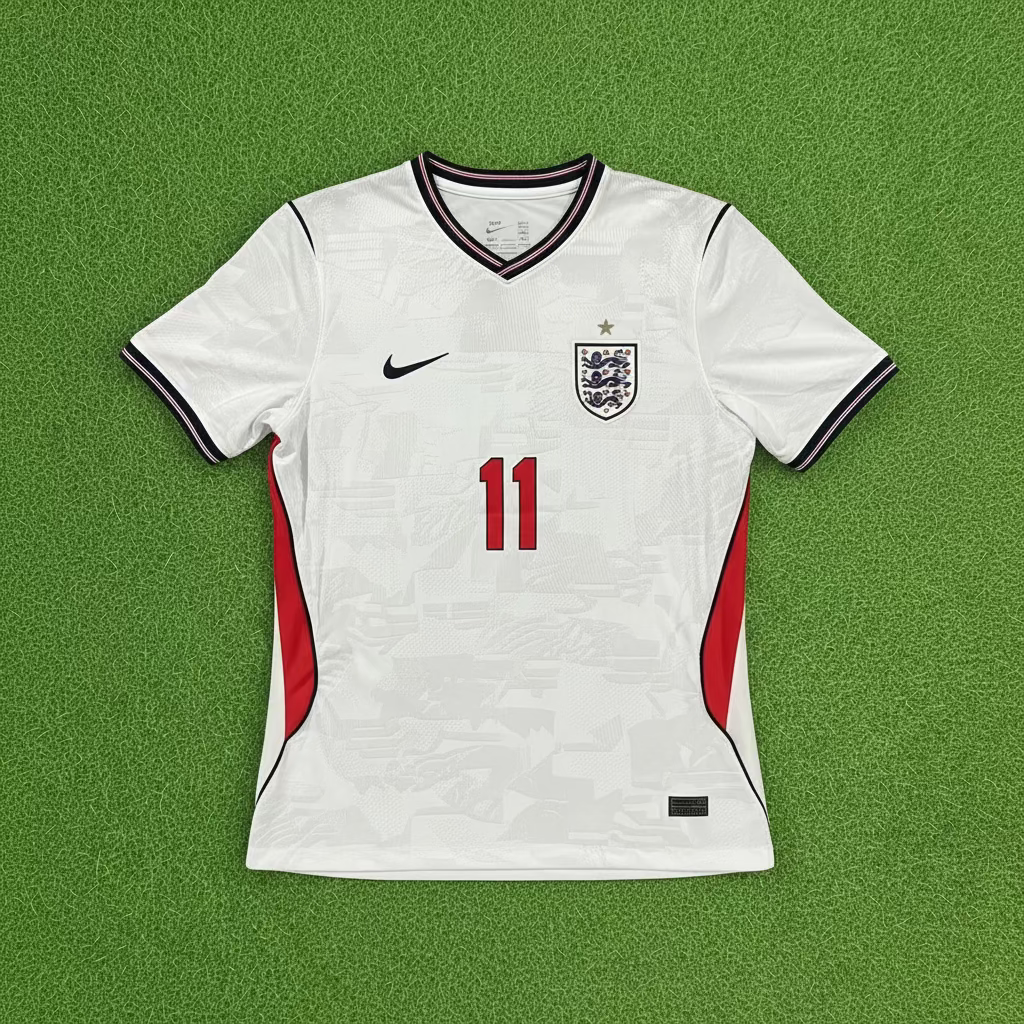 2026 England #11 Rashford (Home) Player Version- Slim Fit