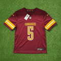 Washington Commanders #5 Daniels (Home) Authentic
