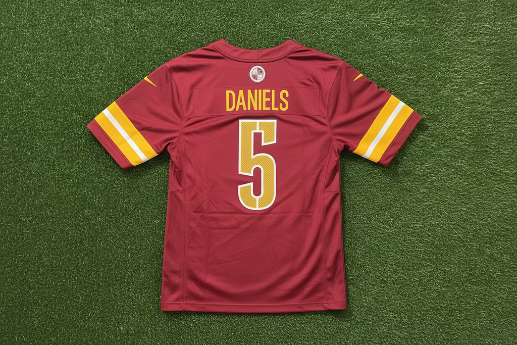 Washington Commanders #5 Daniels (Home) Authentic