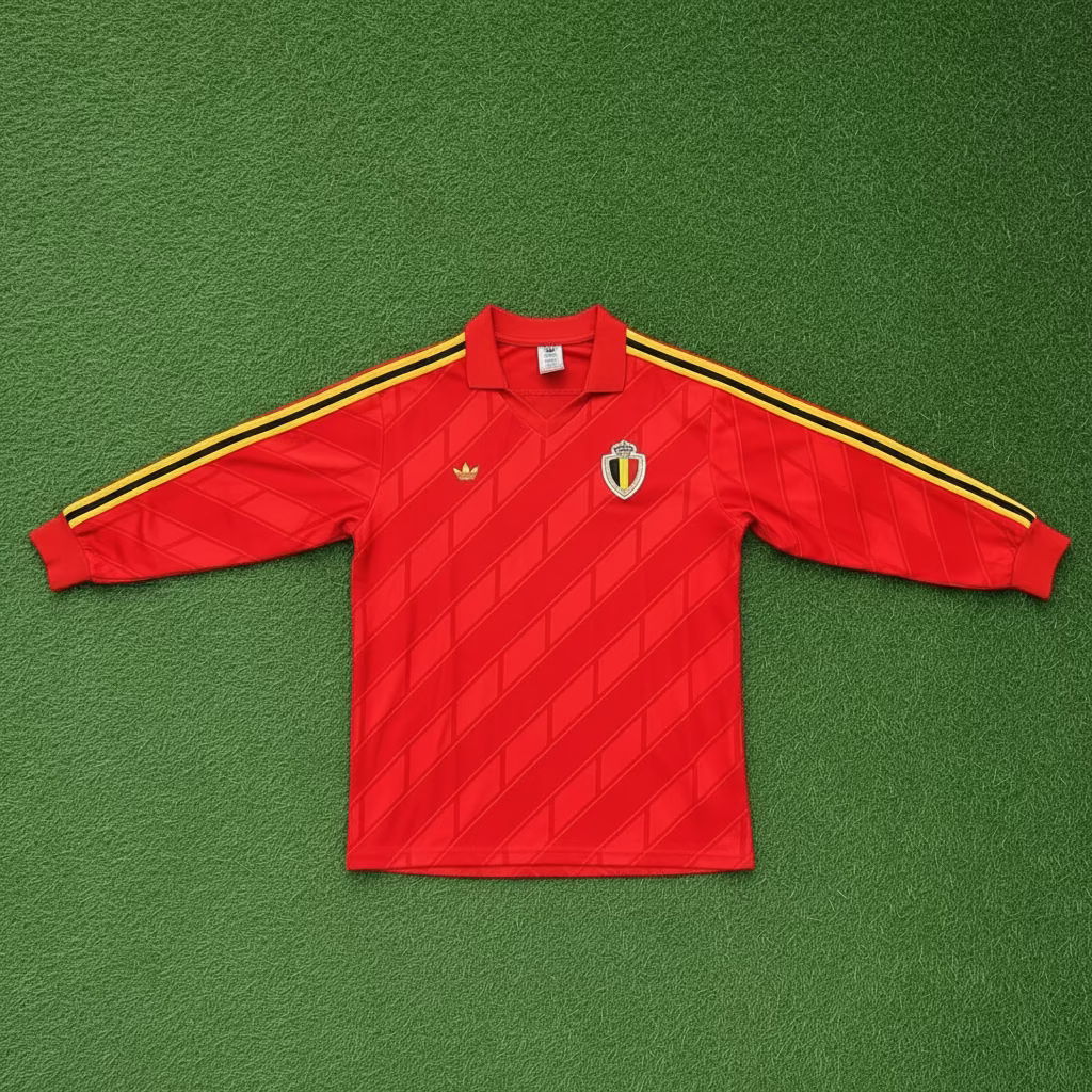 1986 Belgium Blank (Home) Authentic