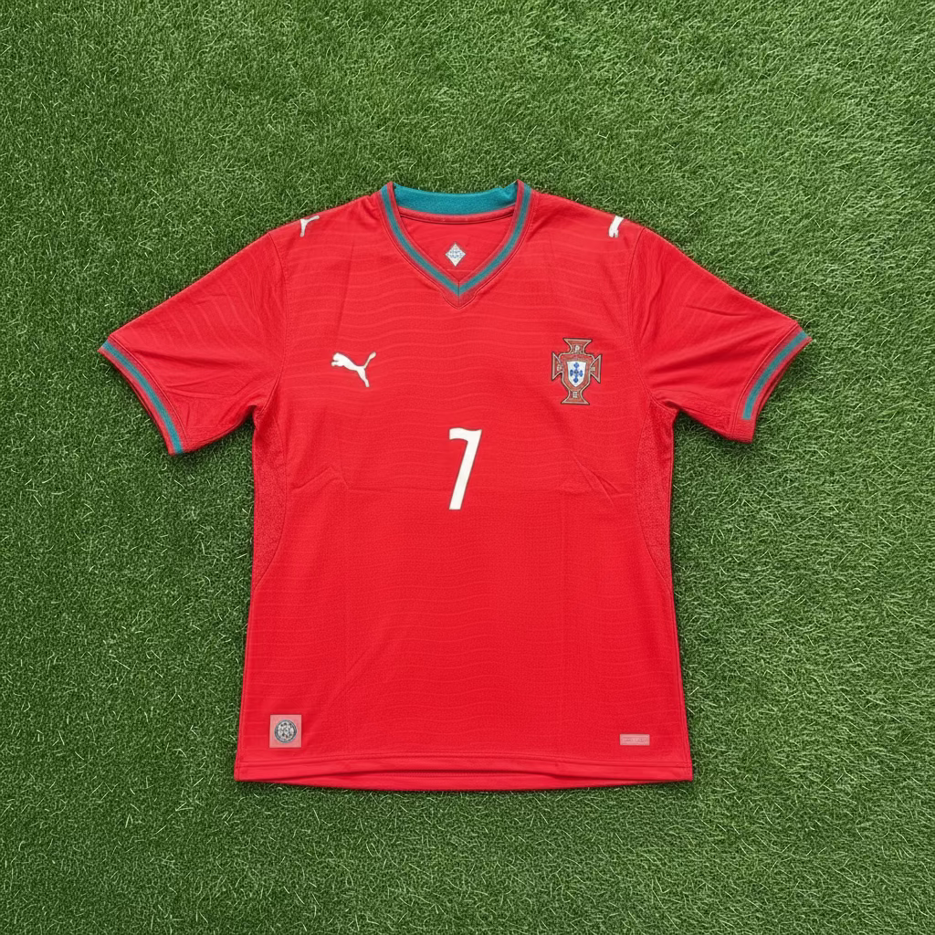 2026 Portugal #7 Ronaldo (Home) Fan Version- Slim Fit