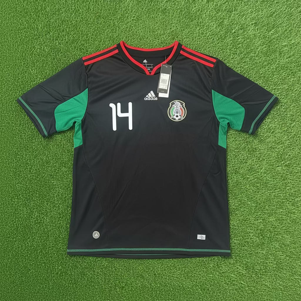 2010 Mexico #14 Chicharito (Away) Retro- Slim Fit