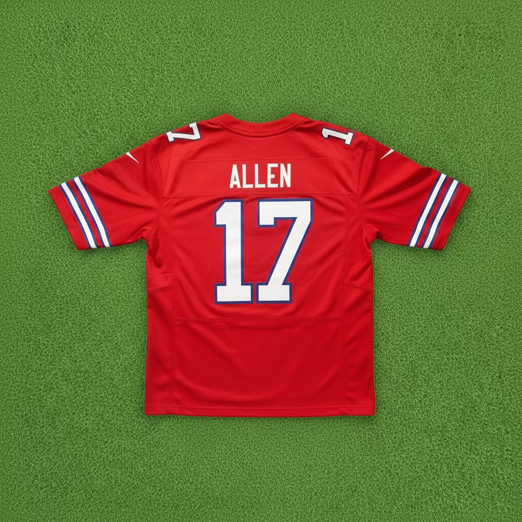 Buffalo Bills #17 Allen (Away) Authentic