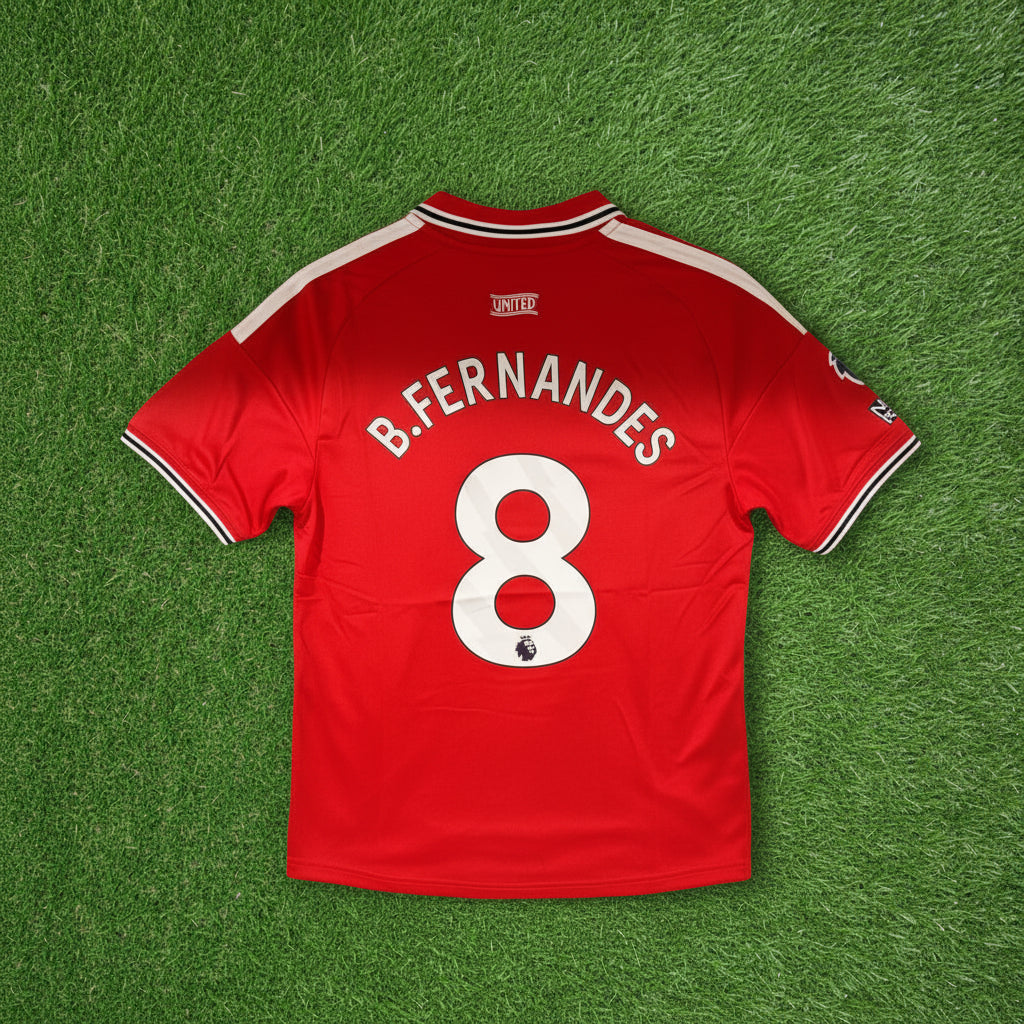 2026/2027 Manchester United CL #8 B. Fernandes (Home) Fan Version- Slim Fit
