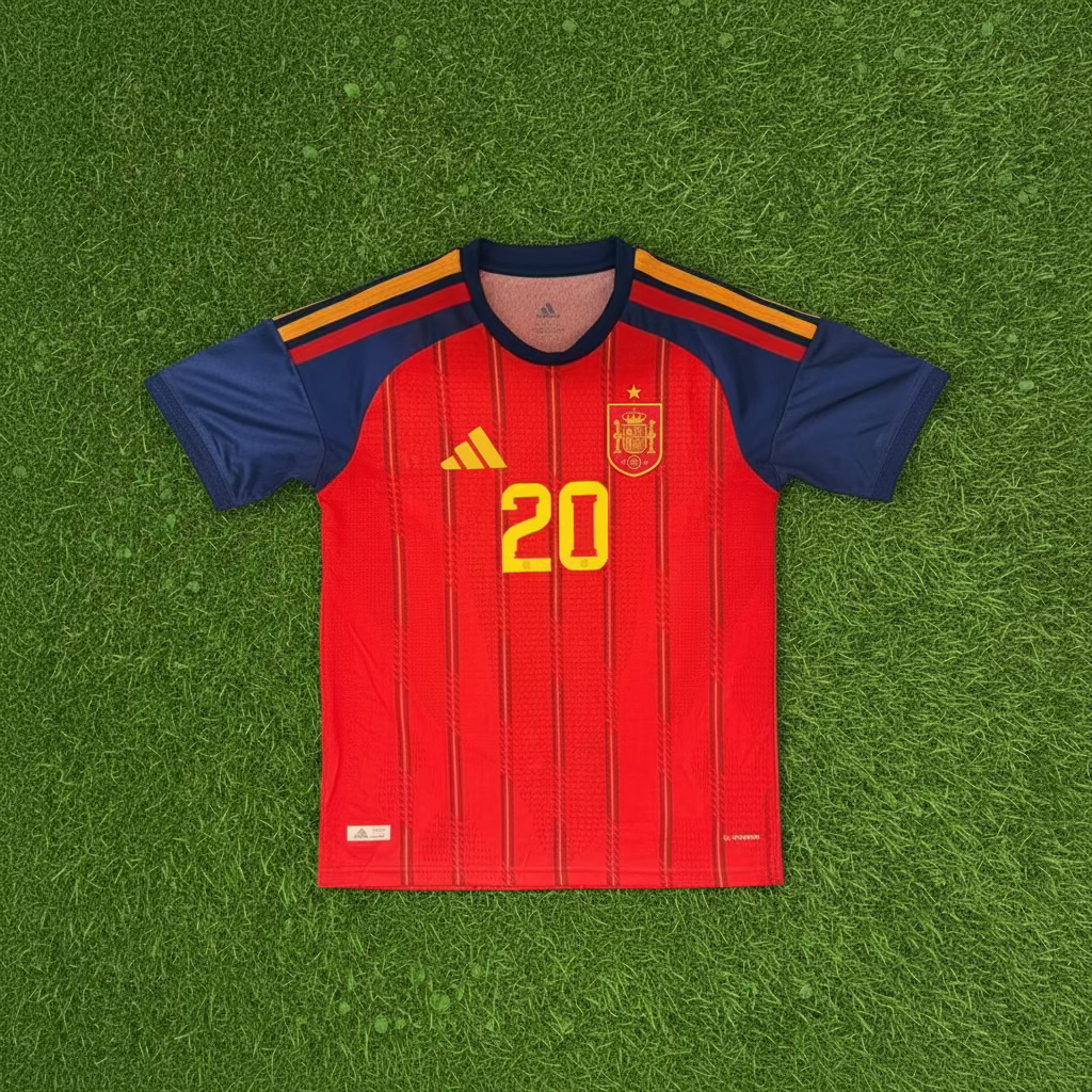 2026 Spain #20 Pedri (Home) Player Version- Slim Fit
