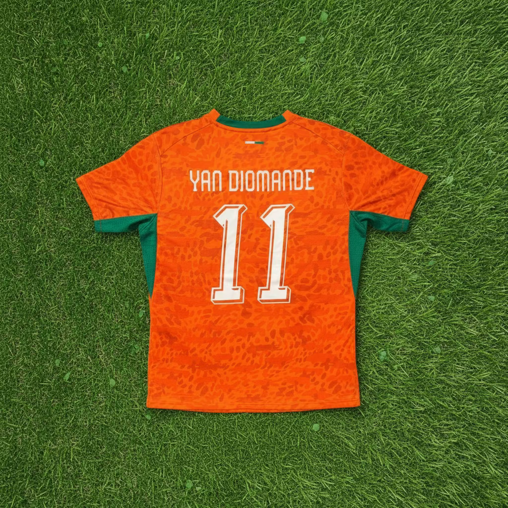 2026 Ivory Coast World Cup #11 Yan Diomande (Home) Fan Version- Slim Fit