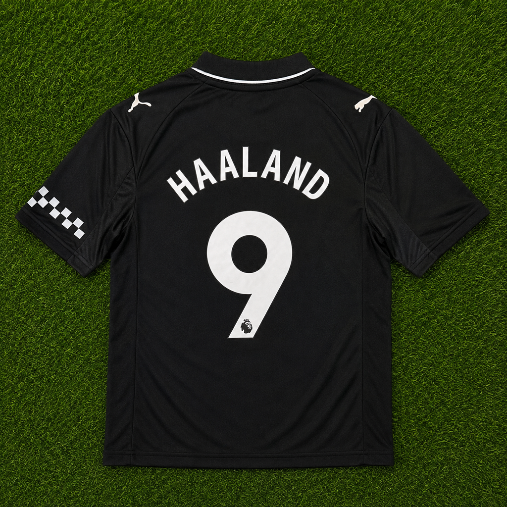 2025/2026 Manchester City #9 Haaland (Away) Fan Version- Slim Fit