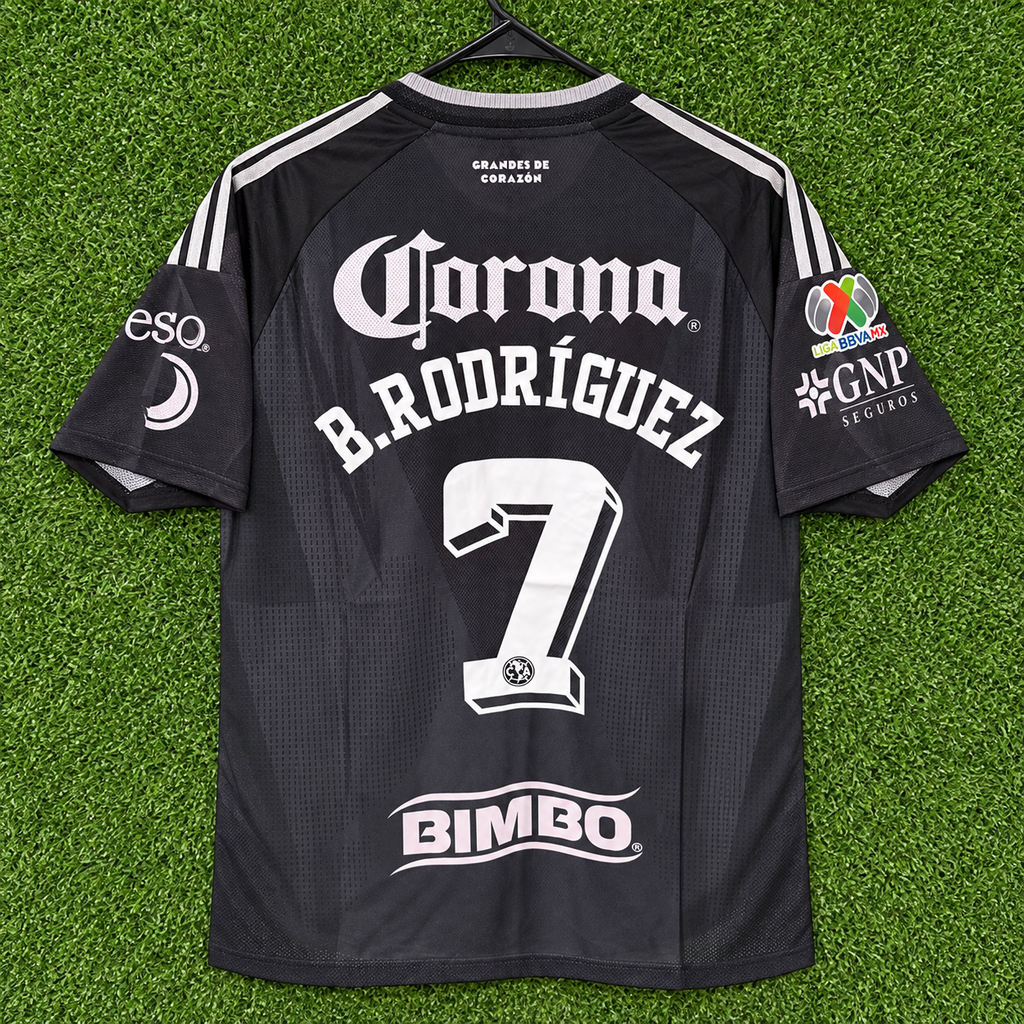 NEW 2026/2027 Liga MX America #7 B. Rodriguez (Away) Player Version-Slim Fit