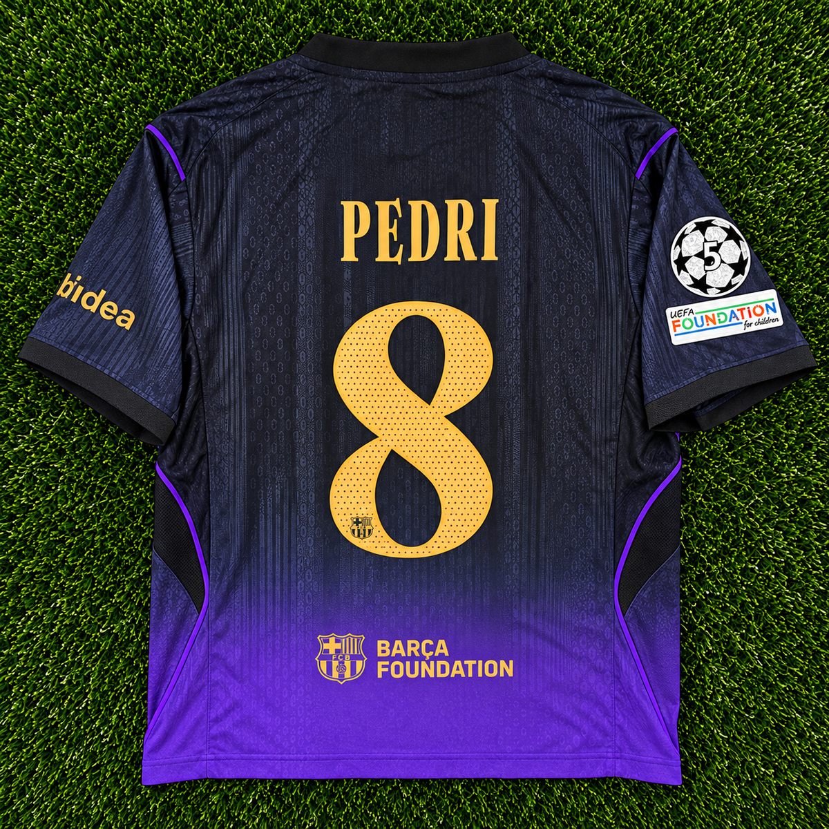 NEW 2026/2027 CL FC Barcelona #8 Pedri (away) Player Version-Slim Fit