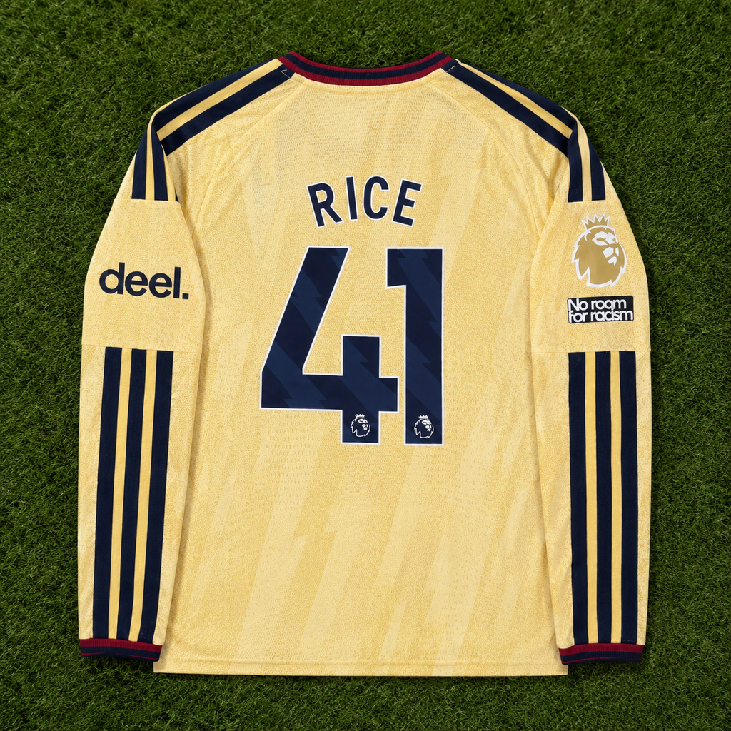 NEW 2026/2027 Arsenal #41 Rice (3rd Kit) Player Version- Slim Fit
