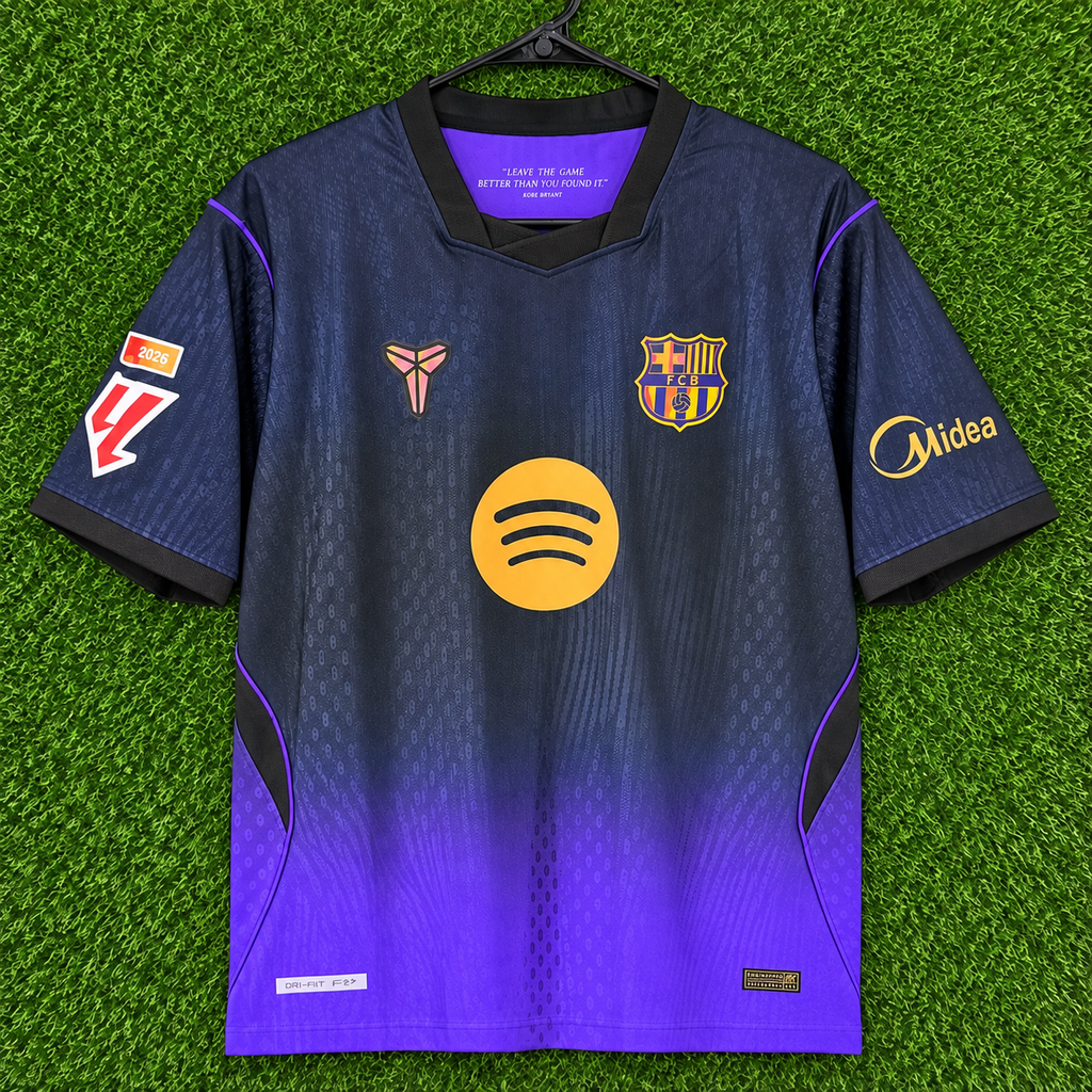 NEW 2026/2027 LA Liga FC Barcelona #7 Fermin (Away) Player Version-Slim Fit